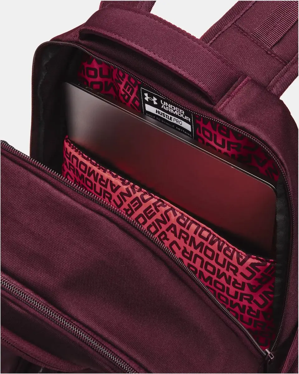 Under Armour Hustle Pro Rugzak 31.5L - Bordeaux