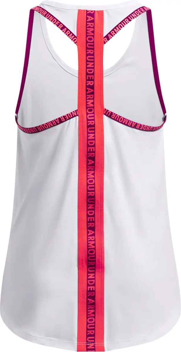 Under Armour UA Knockout Tank Meisjes Sportshirt YXS - Wit