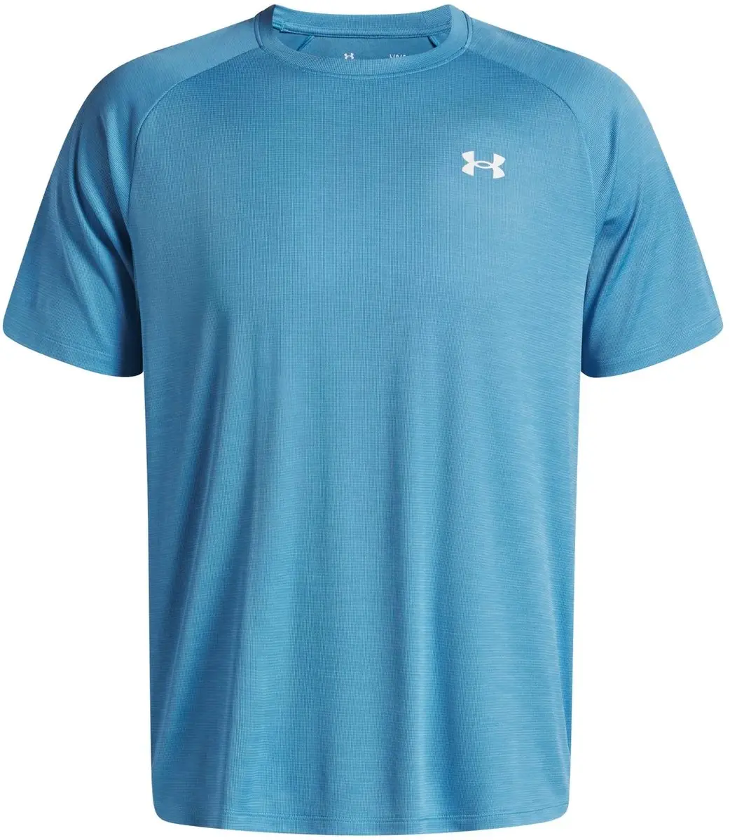 Under Armour Tech Textured Shirt Heren - S - Blauw