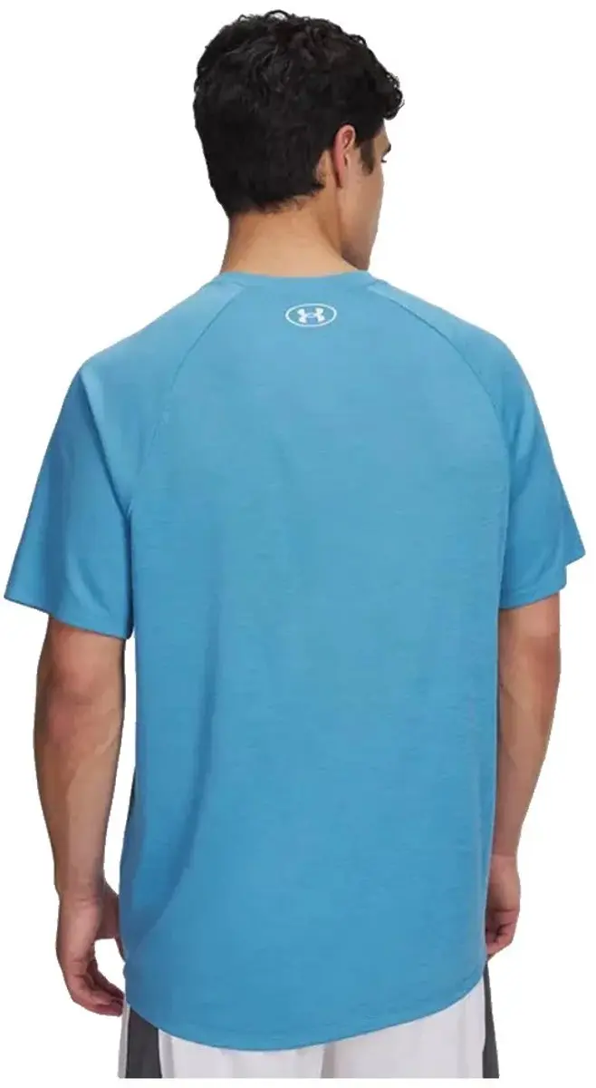 Under Armour Tech Textured Shirt Heren - S - Blauw