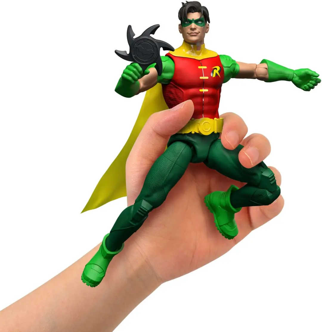 Mattel DC Premier Robin Actiefiguur 16,5cm - 22 Beweegbare Punten