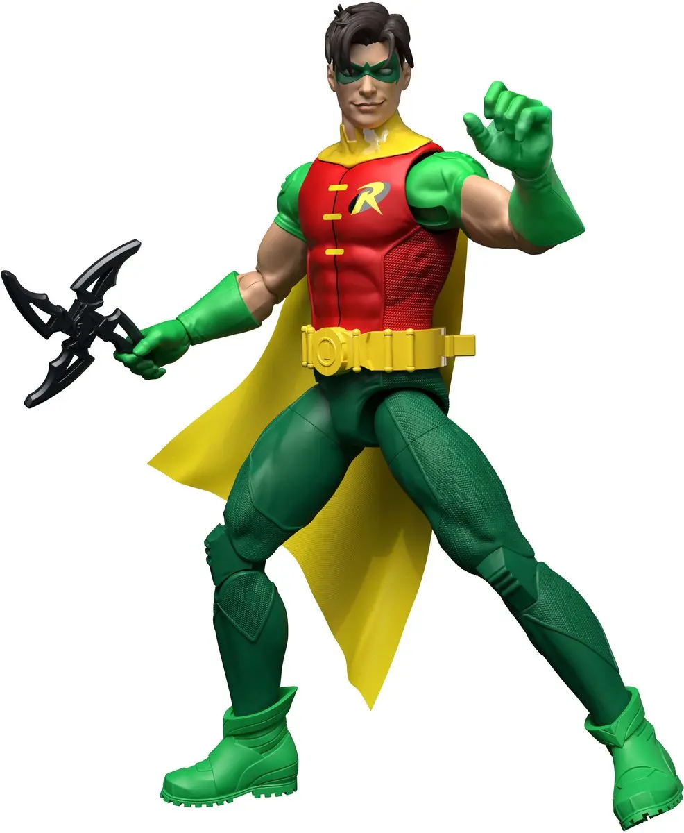 Mattel DC Premier Robin Actiefiguur 16,5cm - 22 Beweegbare Punten