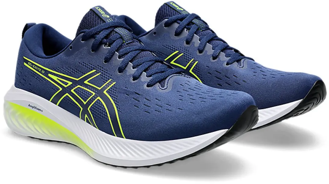 ASICS Gel-Excite 10 Hardloopschoenen - Heren 47 - Blauw/Geel - afbeelding 6 van 6