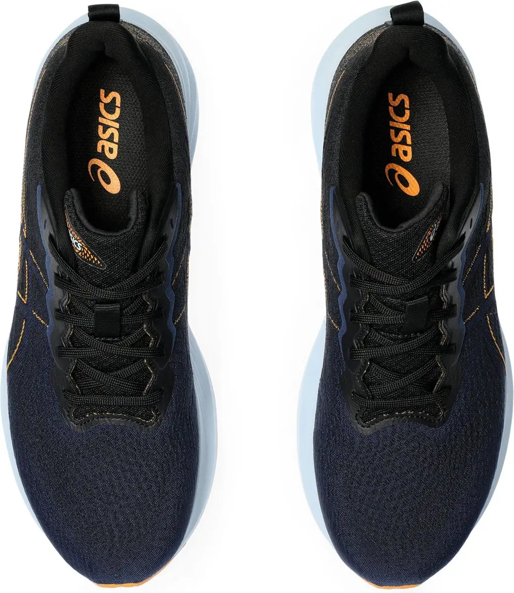 ASICS Dynablast 4 Sportschoenen 45 - Donkerblauw/Zwart/Oranje