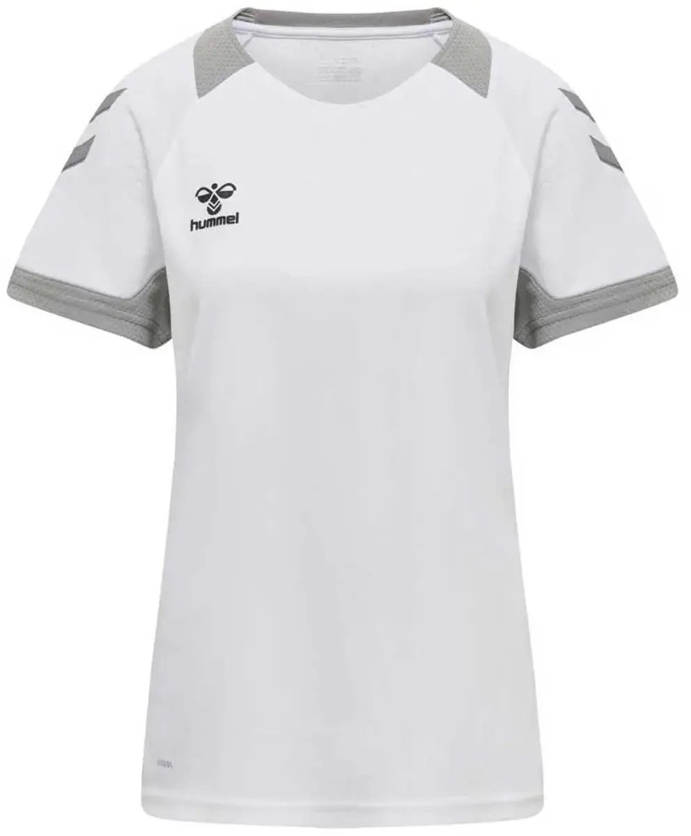 Hummel Lead Poly T-shirt Wit - 2XL