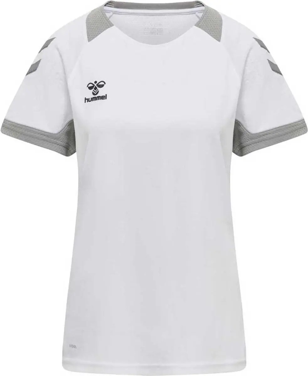 Hummel Lead Poly T-shirt Wit