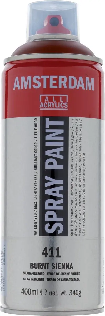 Amsterdam Spraypaint 411 Sienna Gebrand 400ml