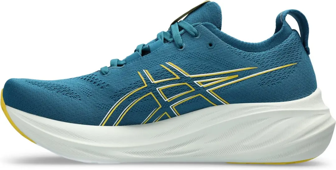 ASICS Gel-Nimbus 26 Sportschoenen 44.5 - Blauw/Geel
