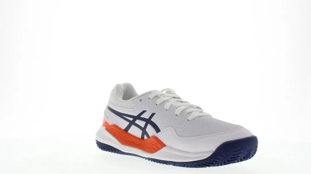 ASICS Gel-Resolution 9 GS Clay Tennisschoenen - Wit