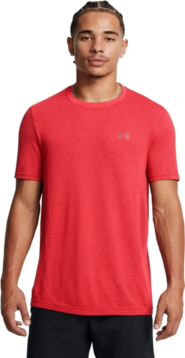 Under Armour Vanish Seamless SS - Training T-shirt Heren - Rood
