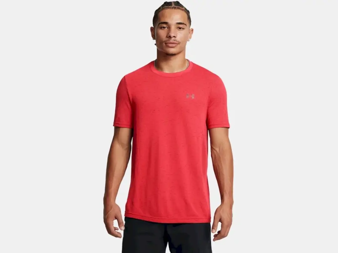 Under Armour Vanish Seamless SS - Training T-shirt Heren - Rood