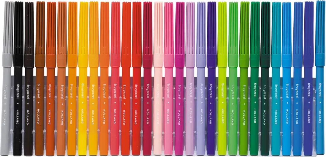 Bruynzeel Kids Viltstift 30st Assorti - 6 Stuks