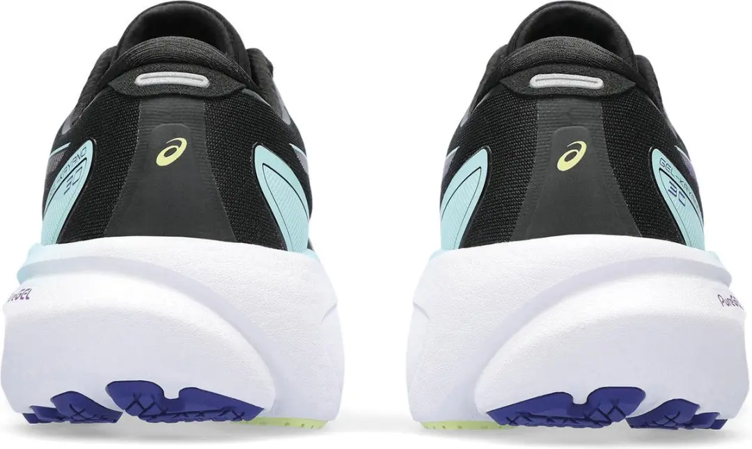 ASICS Gel-Kayano 30 Sportschoenen - Maat 38 - Zwart/Geel/Blauw