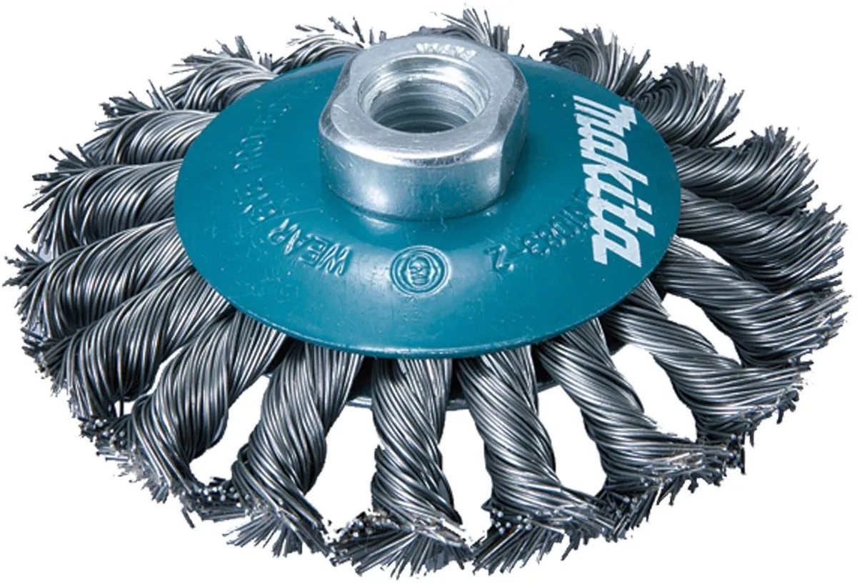 Makita Kegelborstel M14x100mm - Groen