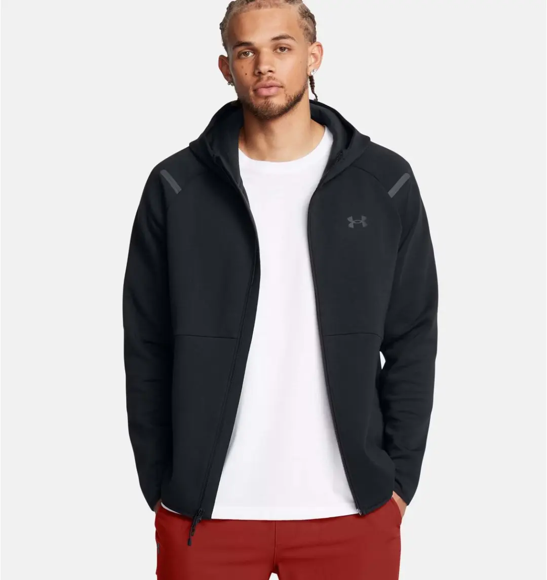 Under Armour Unstoppable FLC Fleece Sweater - Zwart - XS