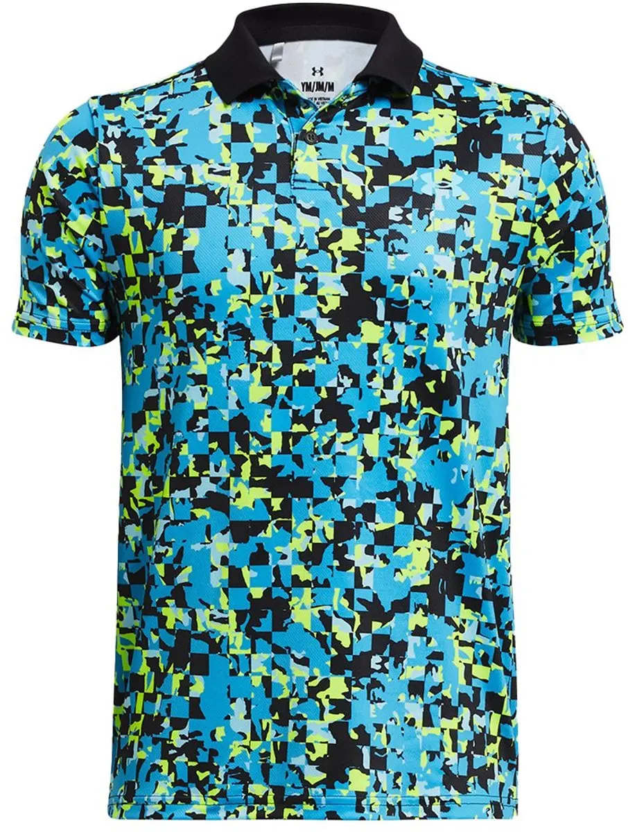 Under Armour Golf Performance Printed Junior Polo 1328471-972