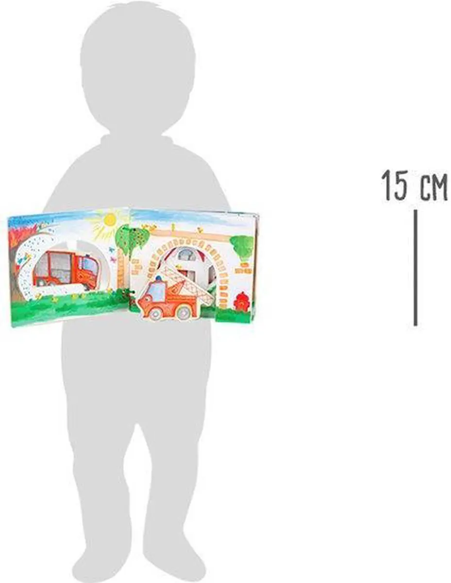 Small Foot Houten Brandweerboekje Interactief - FSC