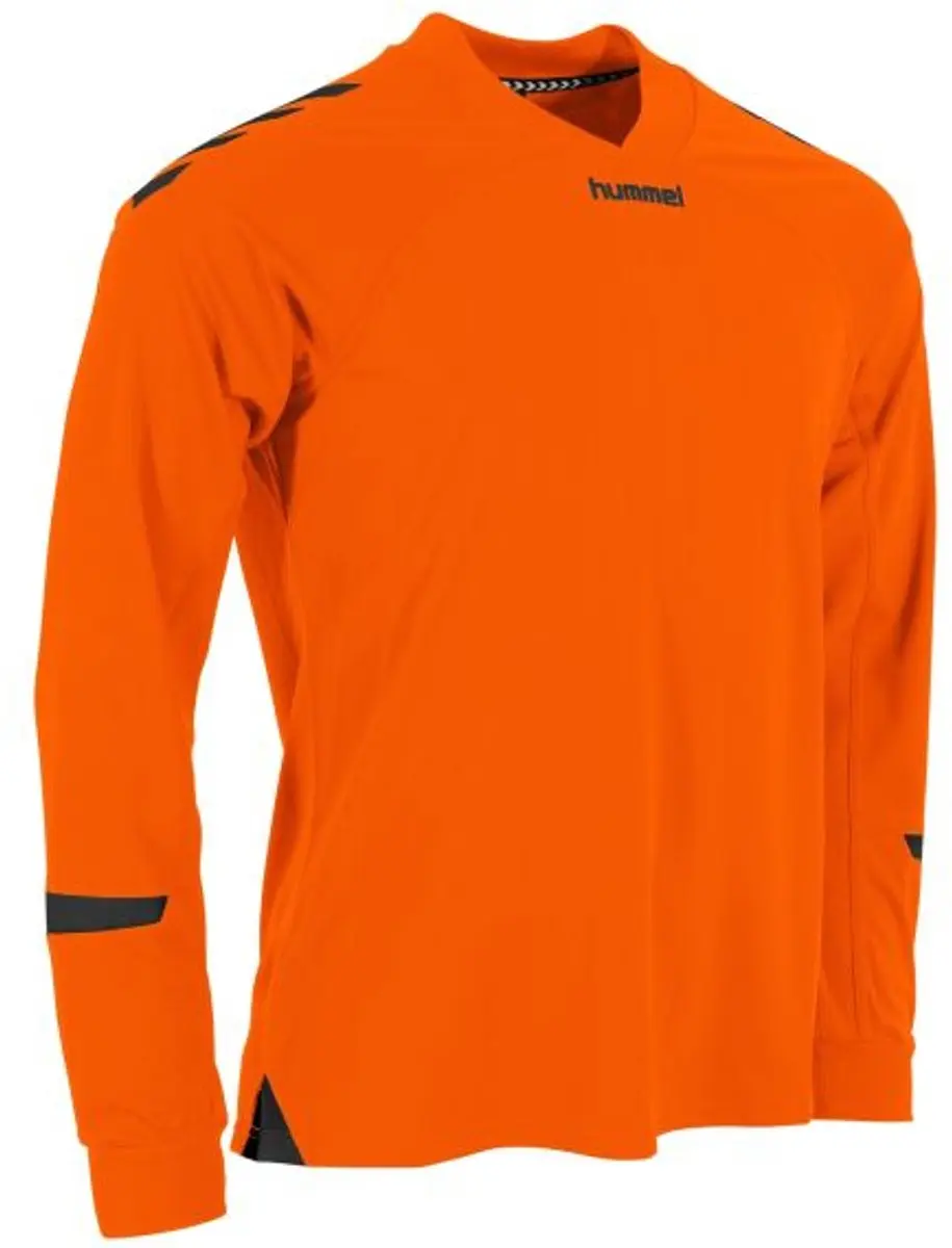 Hummel Fyn Voetbalshirt Lange Mouw Kinderen 140 - Oranje/Zwart