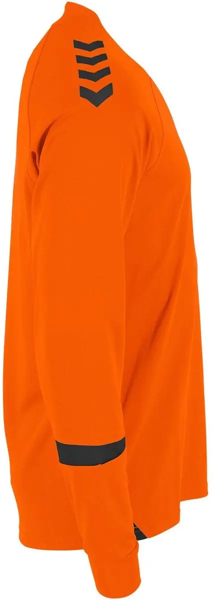 Hummel Fyn Voetbalshirt Lange Mouw Kinderen 140 - Oranje/Zwart