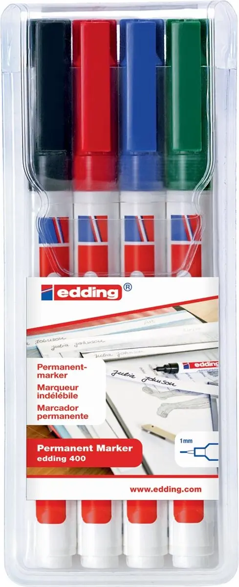 edding 400 Creatief Viltstift - 10 Stuks - Assorti