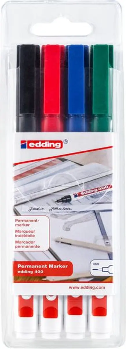 edding 400 Creatief Viltstift - 10 Stuks - Assorti