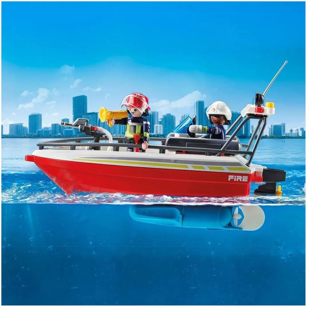 Playmobil Action Heroes Brandweer Reddingsteam 71977 - Onderwater Motor