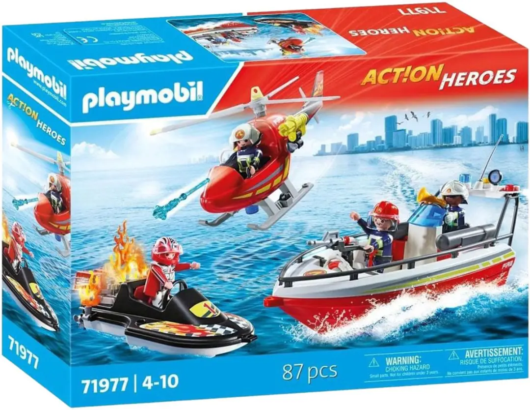 Playmobil Action Heroes Brandweer Reddingsteam 71977