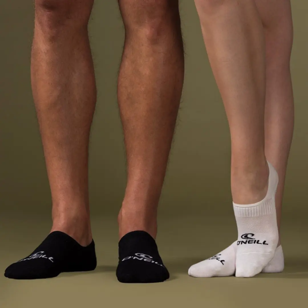 O'Neill Footies Sokken 710003 - 3 Stuks - Zwart
