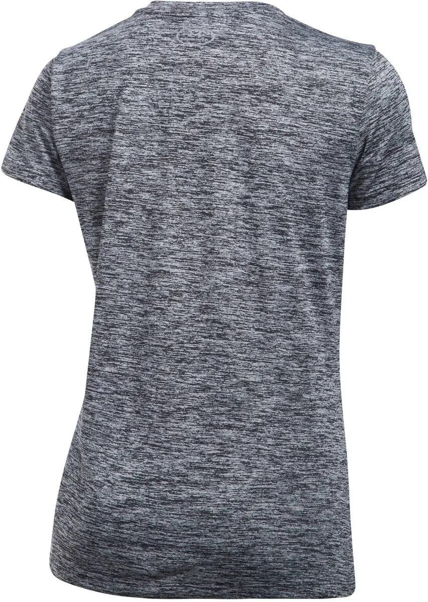 Under Armour Tech SSV Twist Dames Sportshirt XS - Zwart