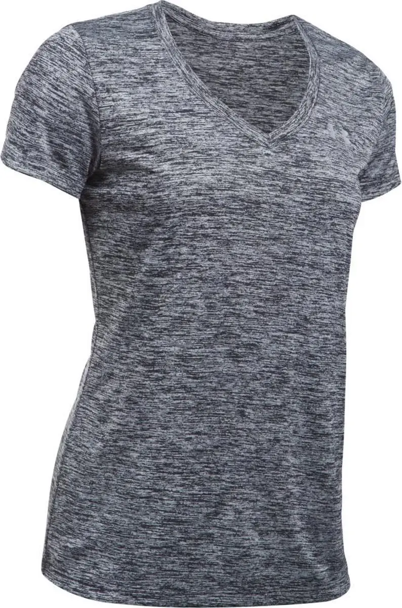 Under Armour Tech SSV Twist Dames Sportshirt XS - Zwart