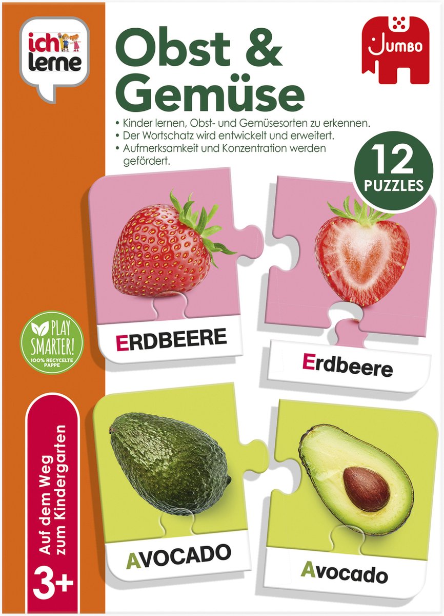 Ik leer Ich Lerne - Obst & Gemüse, 3 jaar, Karton, Meerkleurig