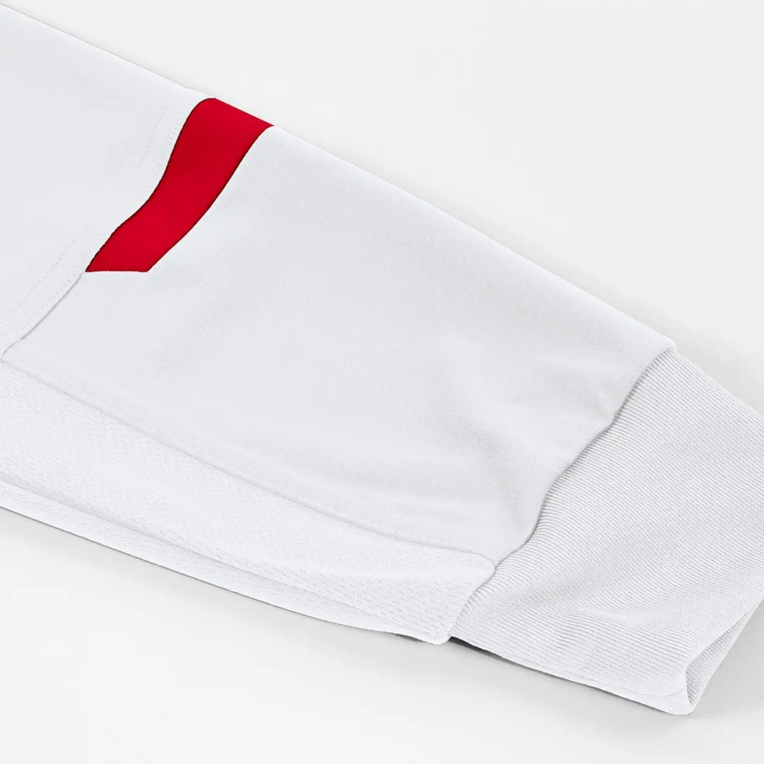 Hummel Fyn Voetbalshirt Lange Mouw Heren - Wit/Rood S