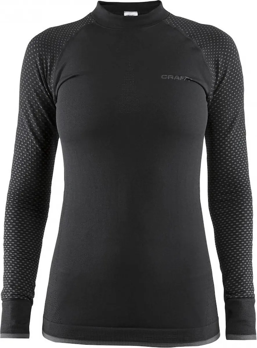 Craft Crewneck Warm Thermoshirt Dames L - Zwart