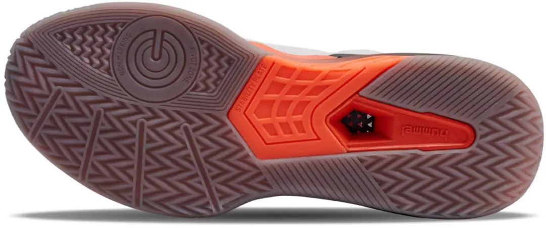 hummel Handball Hb Powerstrike Pro Hallenschuhe 48 - Black/Orange - afbeelding 6 van 6