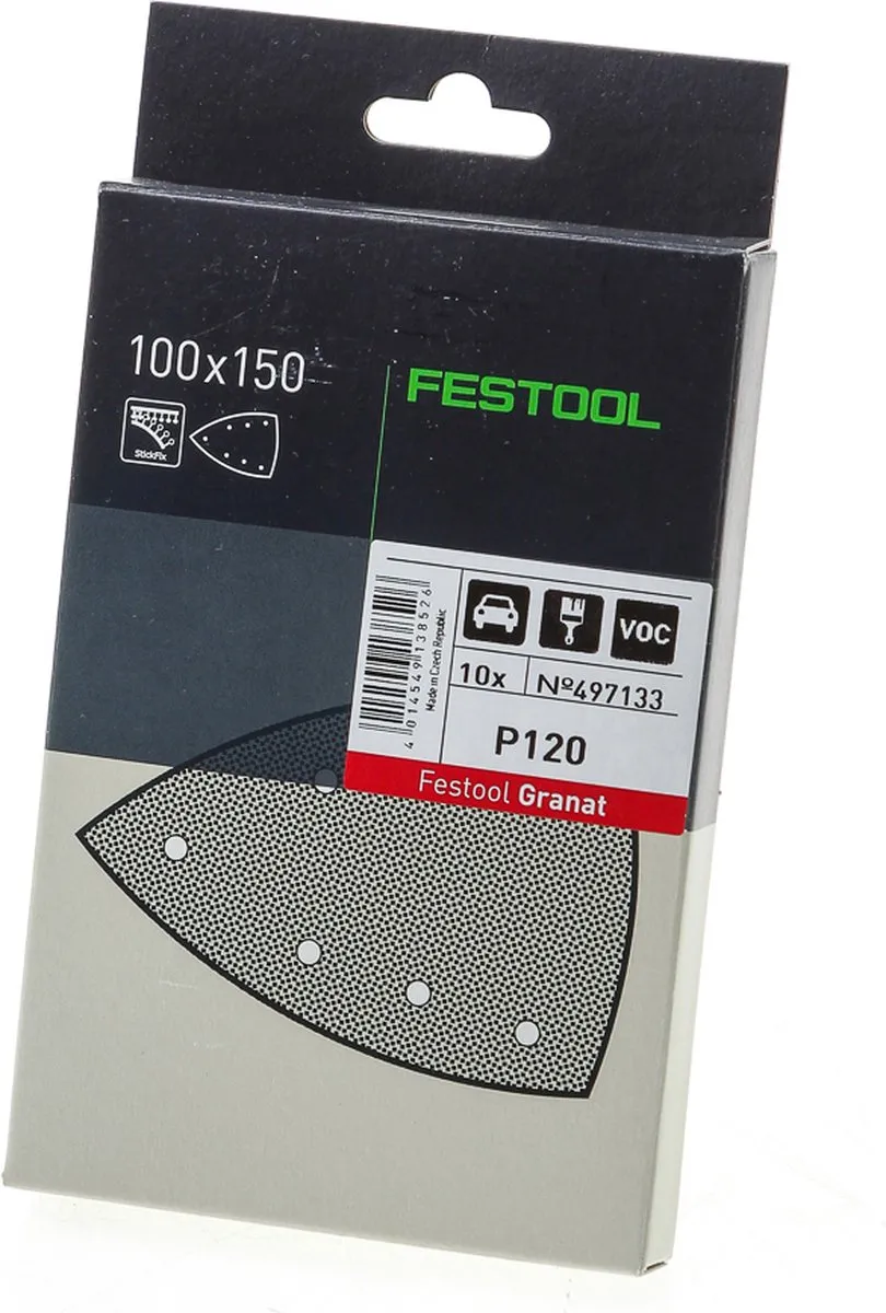 Festool STF DELTA/7 P120 Schuurpapier - 10 Stuks