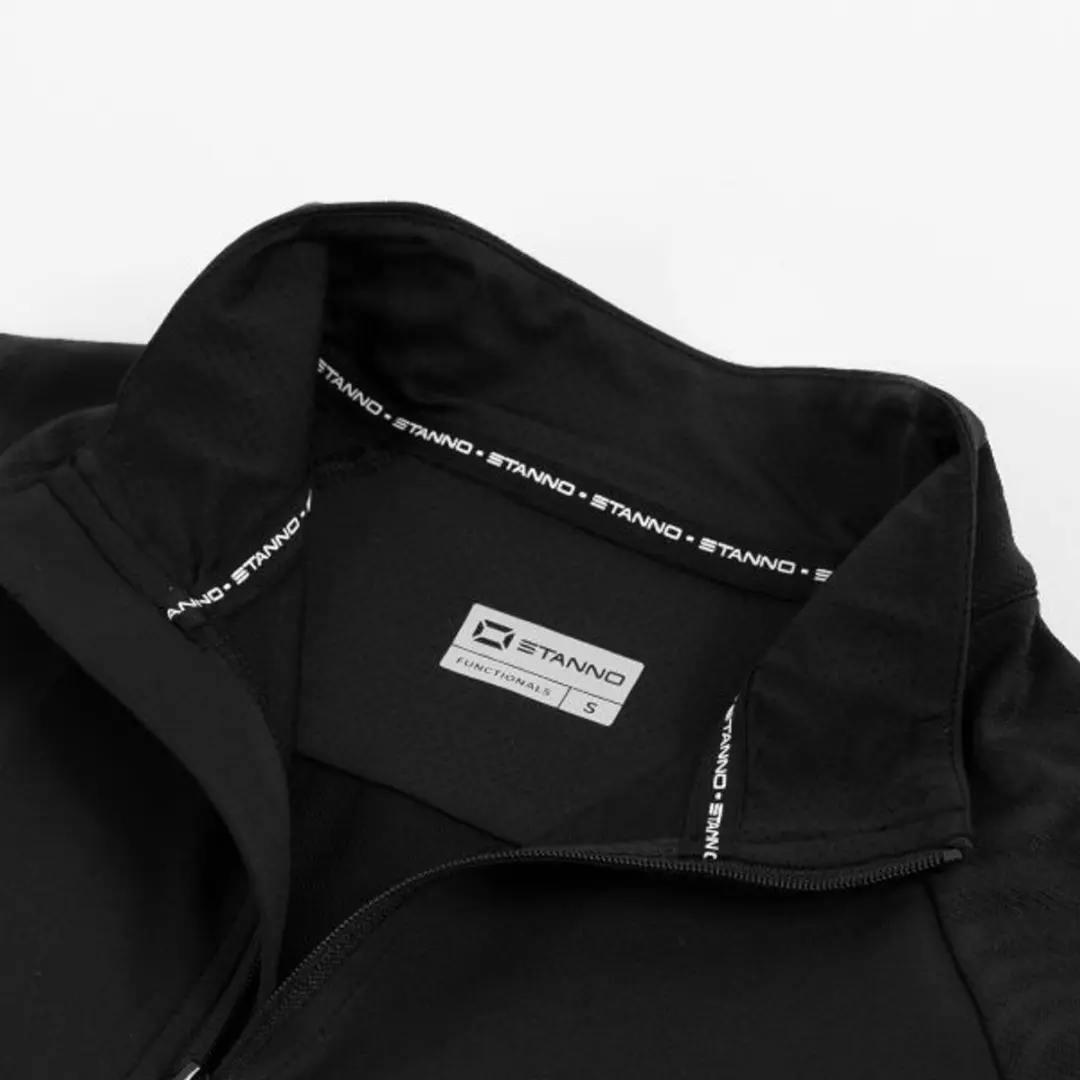 Stanno Functionals Quarter Zip Top II Dames XS - Zwart