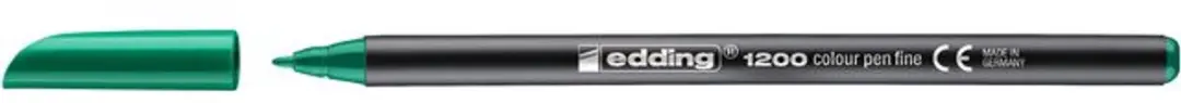 edding 1200 Fineliner - 10 Stuks - Groen