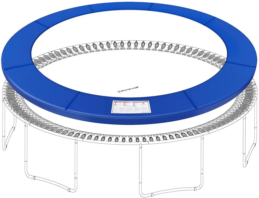 Songmics Trampoline Randafdekking Ø427cm - Blauw