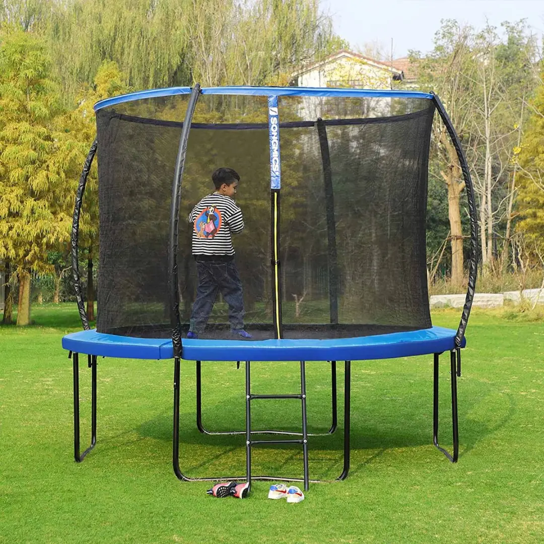 Songmics Trampoline Randafdekking Ø427cm - Blauw