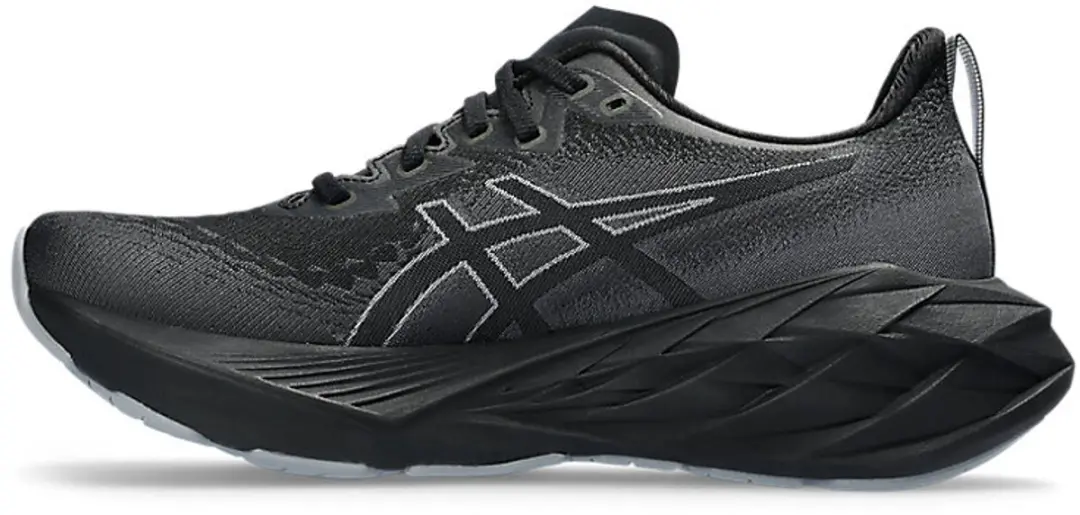 ASICS Novablast 4 Hardloopschoenen 41.5 - Zwart/Grijs