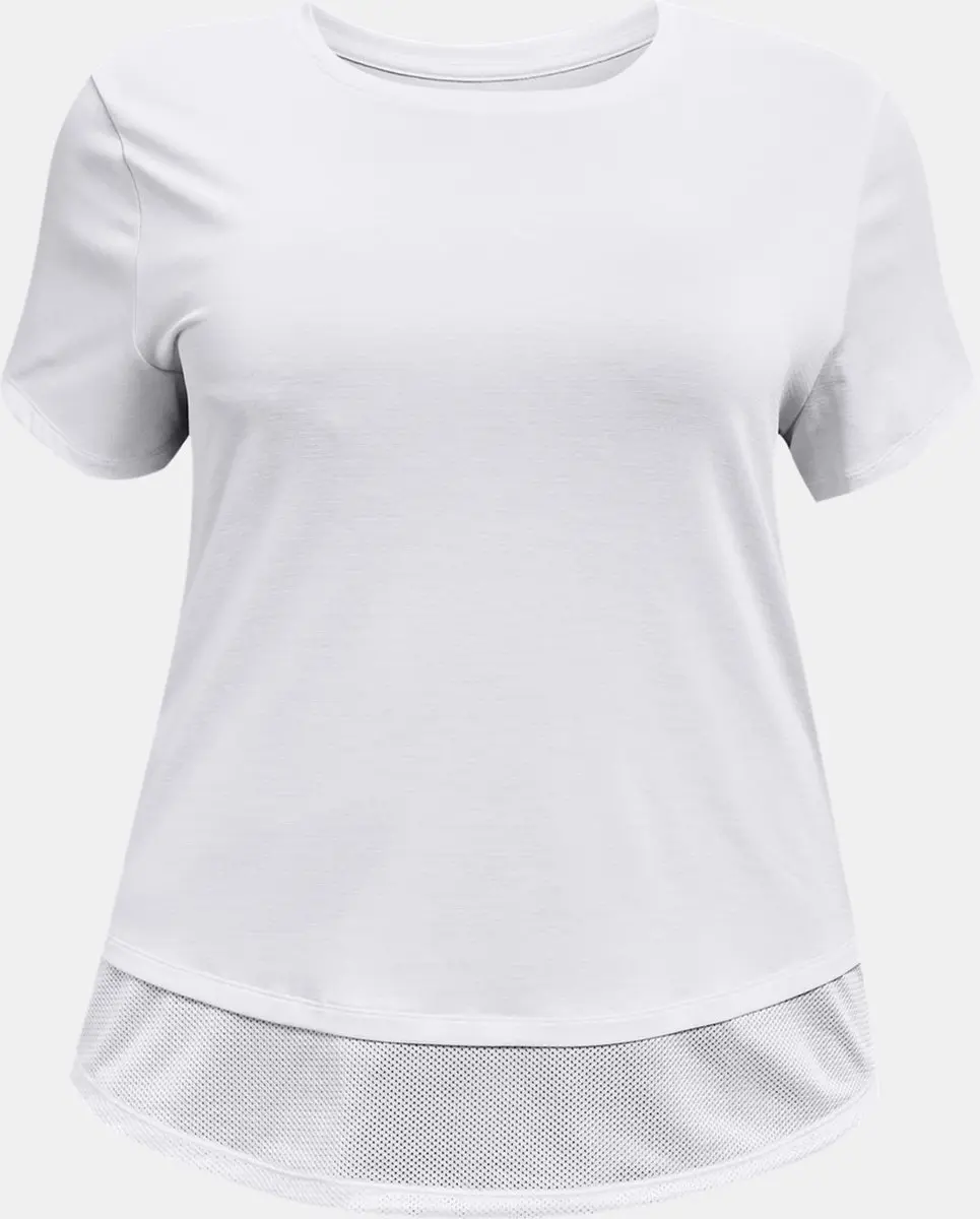 Under Armour Tech Vent SS - Lichtgrijs - Maat L