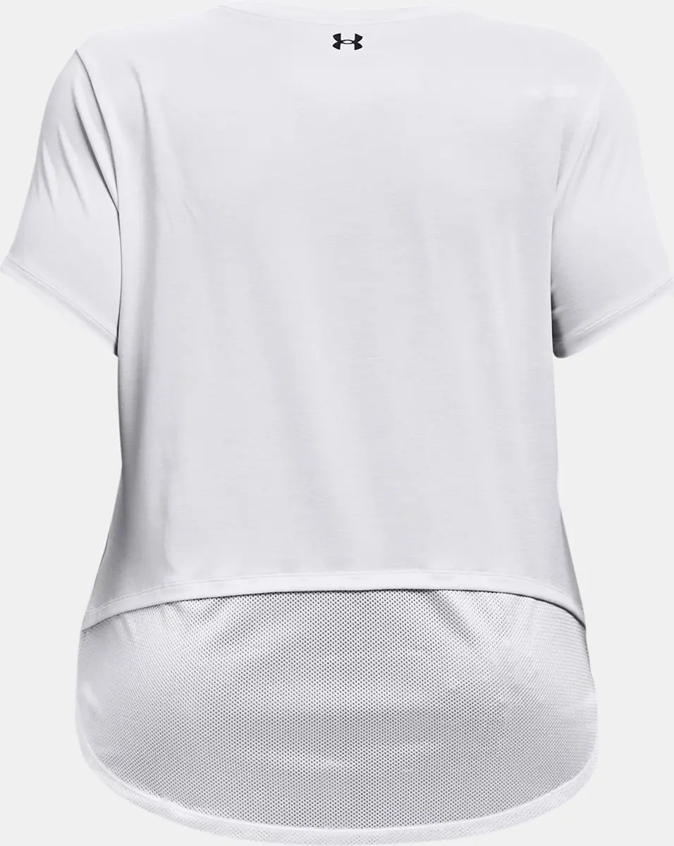 Under Armour Tech Vent SS - Lichtgrijs - Maat L