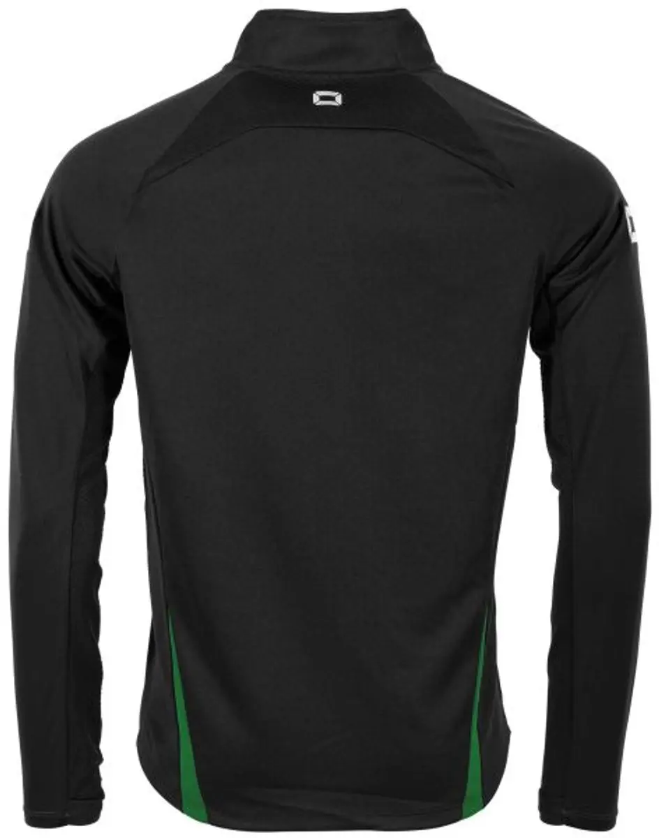 Stanno Stadio Quarter Zip Top - Maat L - Zwart/ Groen