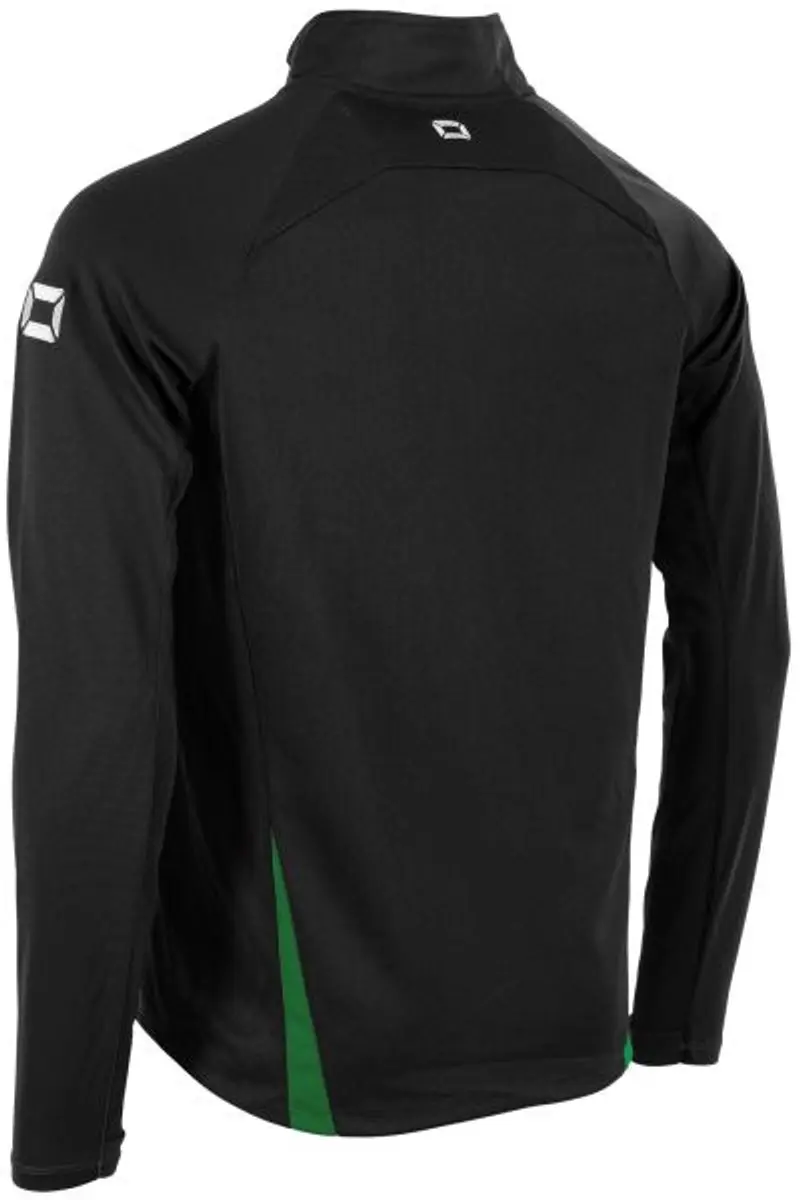 Stanno Stadio Quarter Zip Top - Maat L - Zwart/ Groen