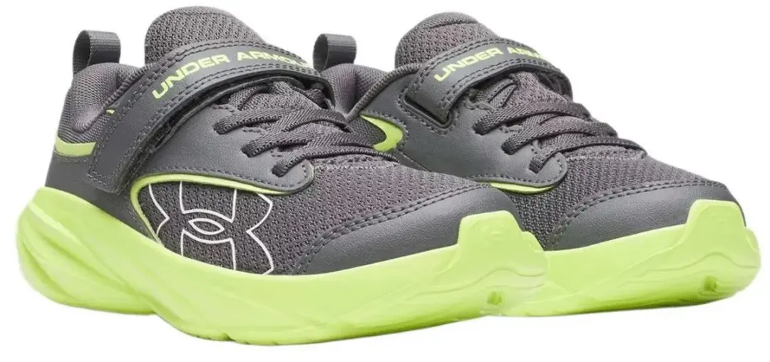 Under Armour BPS Surge 5 AC Hardloopschoenen - 35 - Grijs/Wit
