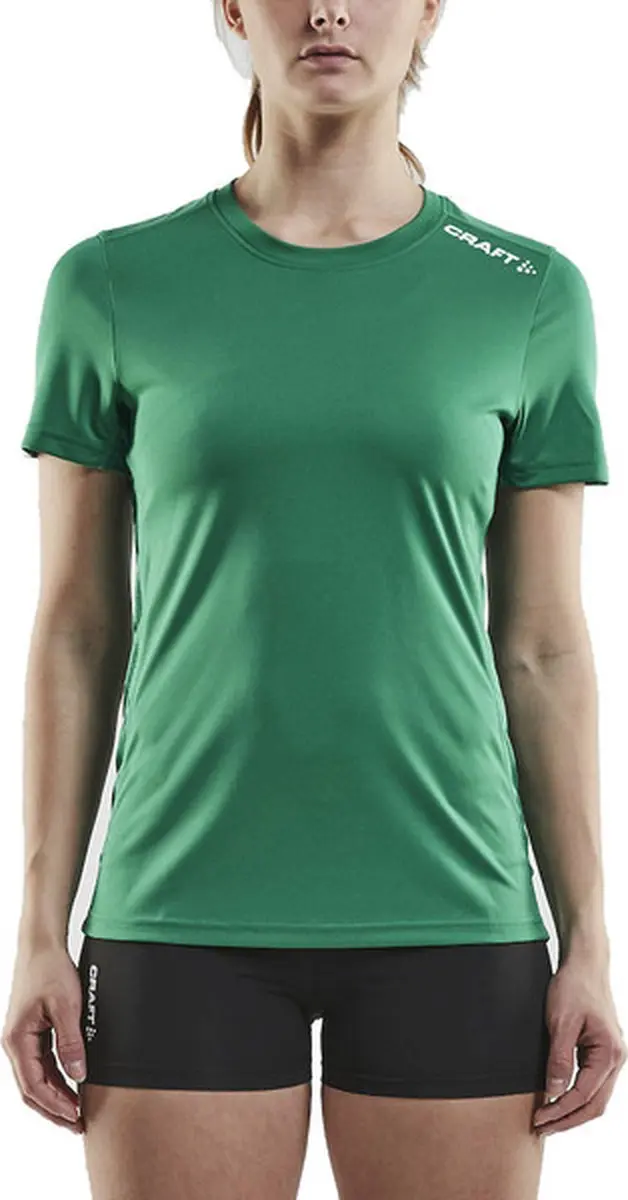 Craft Rush Running T-Shirt Dames - L - Groen