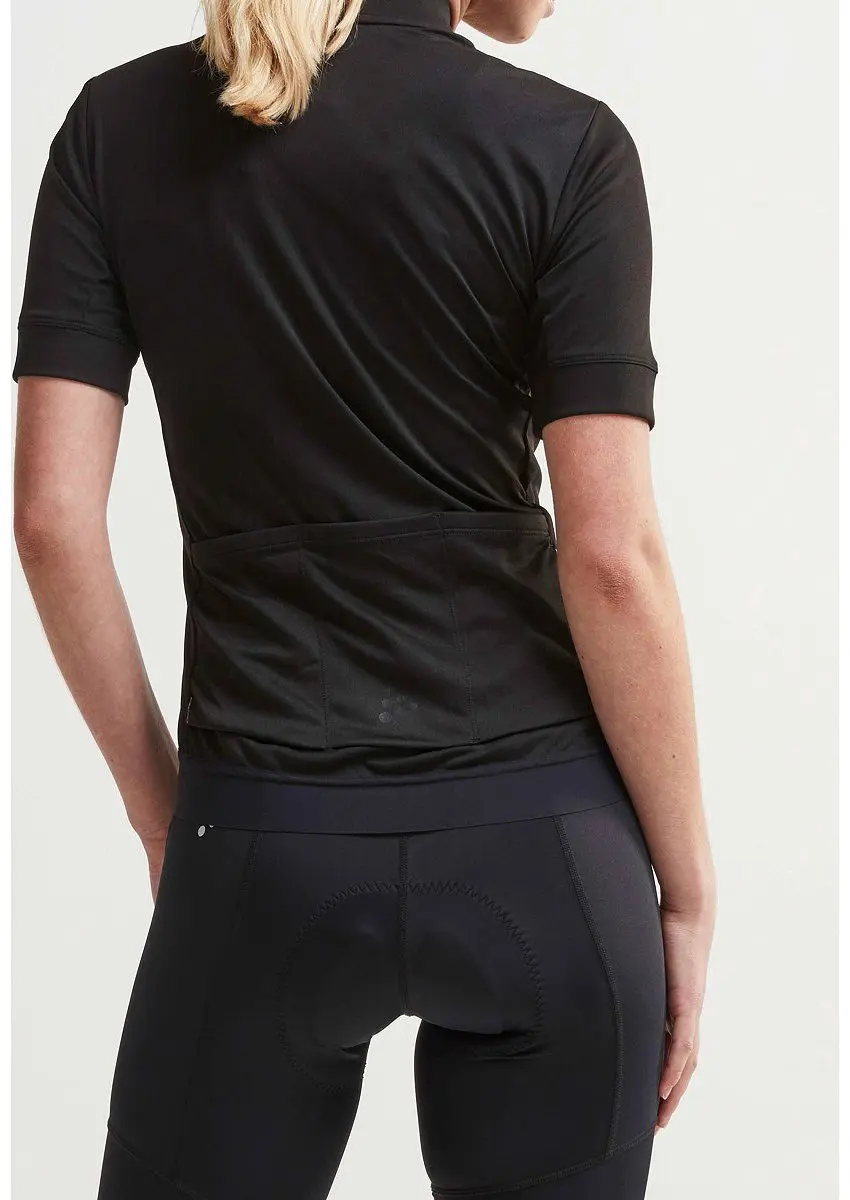 Craft Core Essence Tight Fit Fietsshirt Dames - Maat L - Zwart