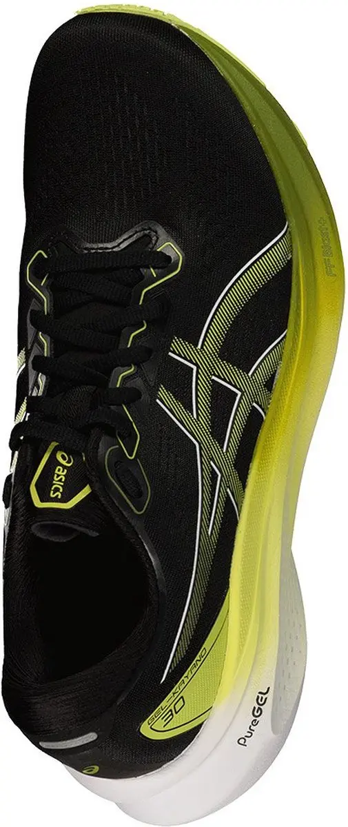 ASICS Gel-Kayano 30 Sportschoenen - 42.5 - Zwart/Geel - afbeelding 6 van 6