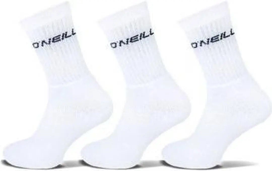 O'Neill Sportsokken Unisex 39-42 - 3 Paar Wit
