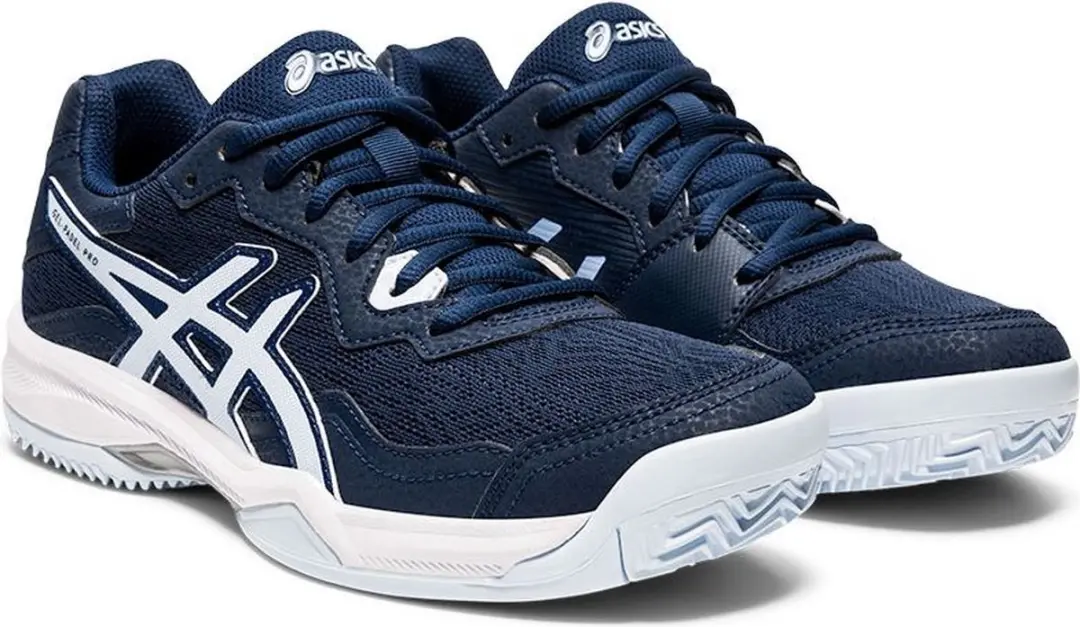 ASICS Gel Padel Pro 4 Dames Sportschoenen 37.5 - Donkerblauw/Wit